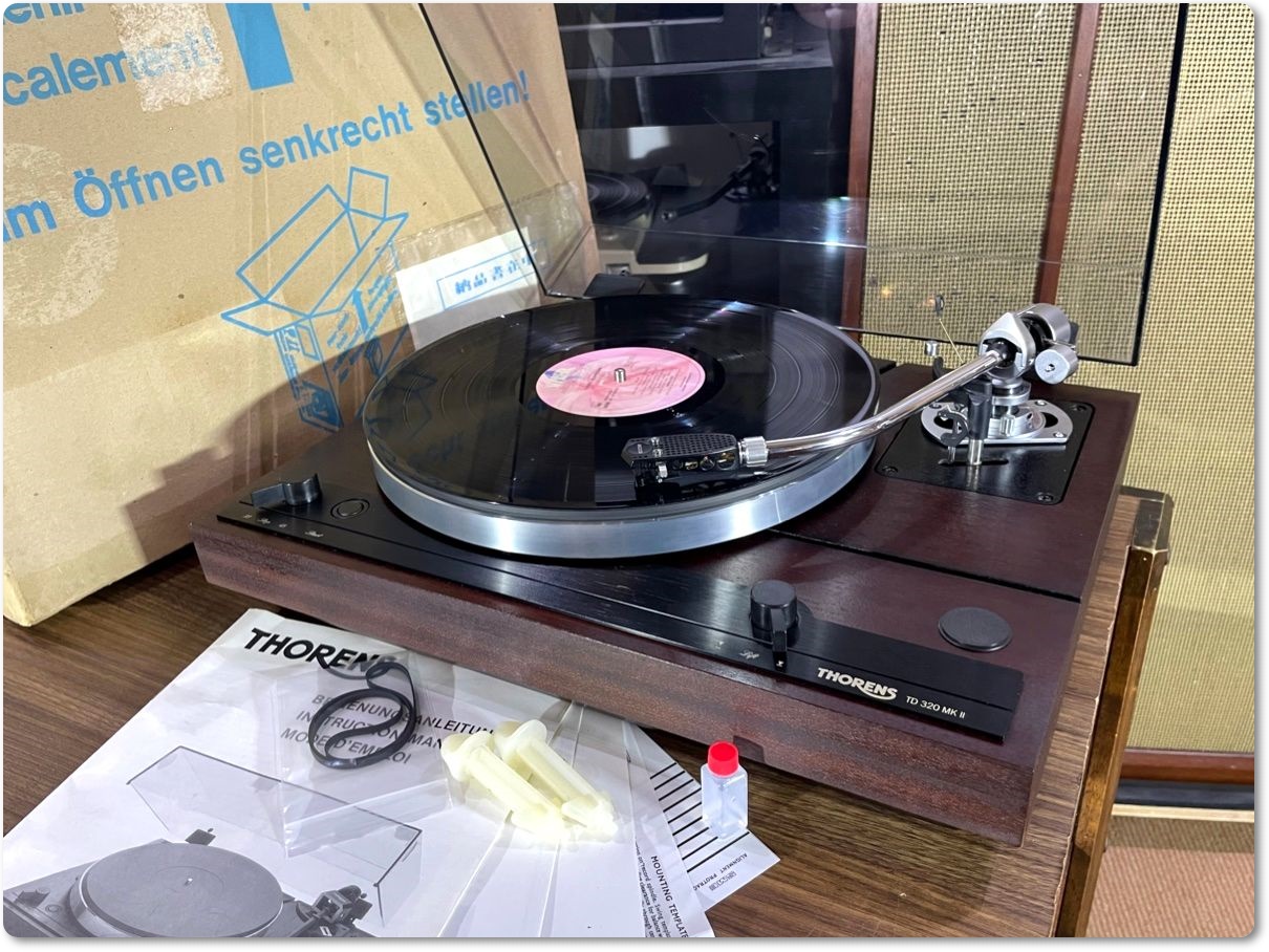 レコードプレーヤー THORENS TD320 MKII SME 3009 S2 improved 搭載 取説/新品ベルト/元箱等付属 Audio  Station｜代購幫