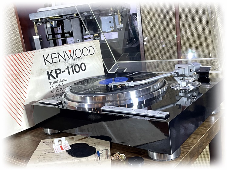 レコードプレーヤー KENWOOD KP-1100 オートリフトアップ 純正シェル