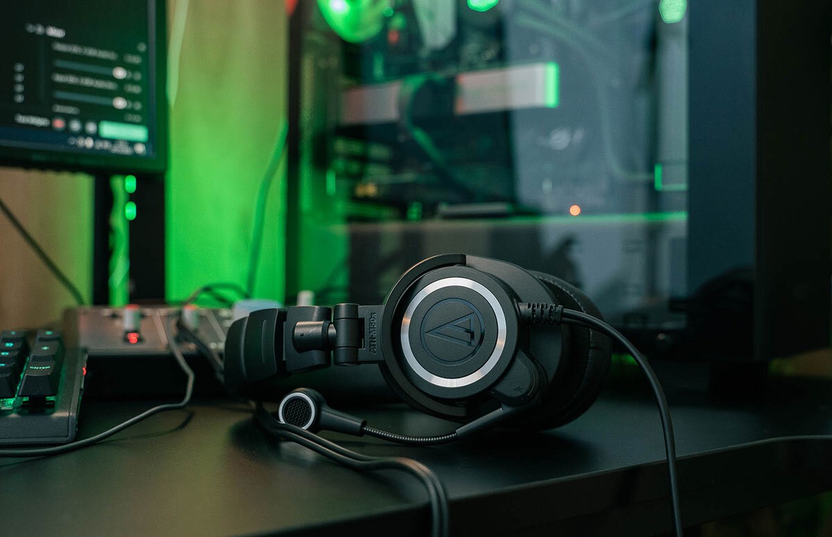 オーディオテクニカ ATH-M50xSTS ヘッドセット ヘッドホン部