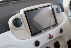 FIAT 500】【2016/1〜2018/8】フィアット500 8インチナビ取付キット ...