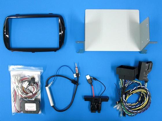 F500-05MBK-CAN】フィアット500 アバルト595 用 7インチナビ取付キット