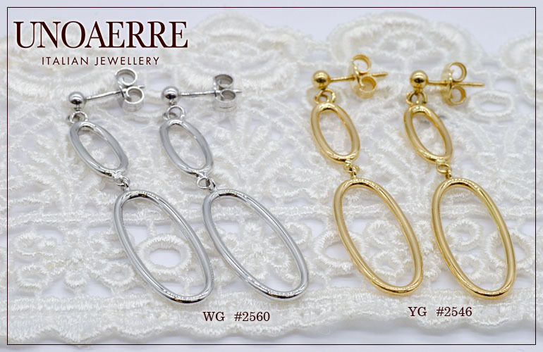 UNOAERRE（ウノアエレ） UNOAERRE K18YGイエローゴールド ピアス 26236