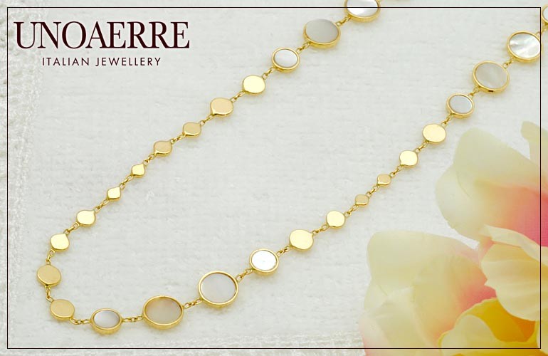 ウノアエレ ネックレス K18イエローゴールド