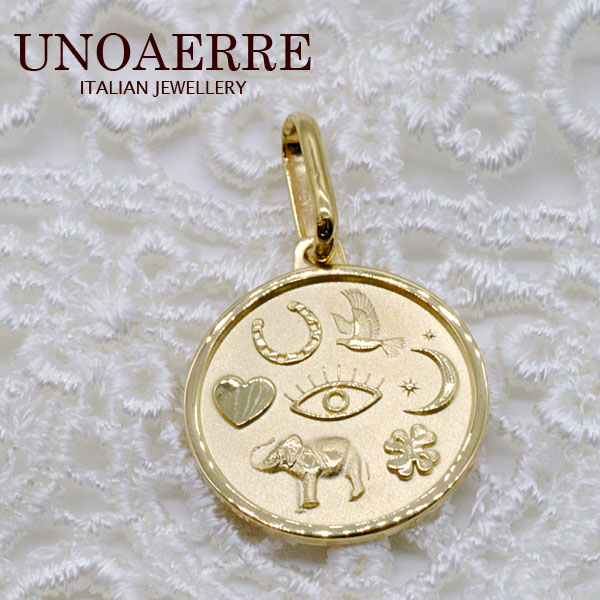 高品質 【vintage】ウノアエレ750 K18WG ペンダント ⭐K18WG 【750