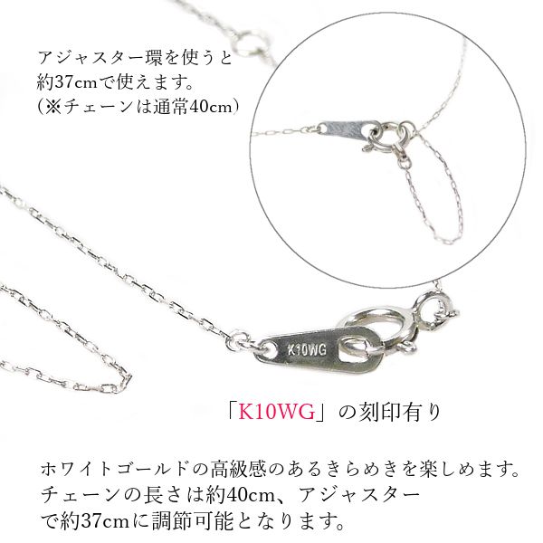 ブラックダイヤモンド ネックレス 10金ホワイトゴールド 0.1カラット 4月誕生石 0.1ct レディース 50代 40代 60代 30代 20代 k10wg 妻 彼女 ギフト プレゼント |  | 05