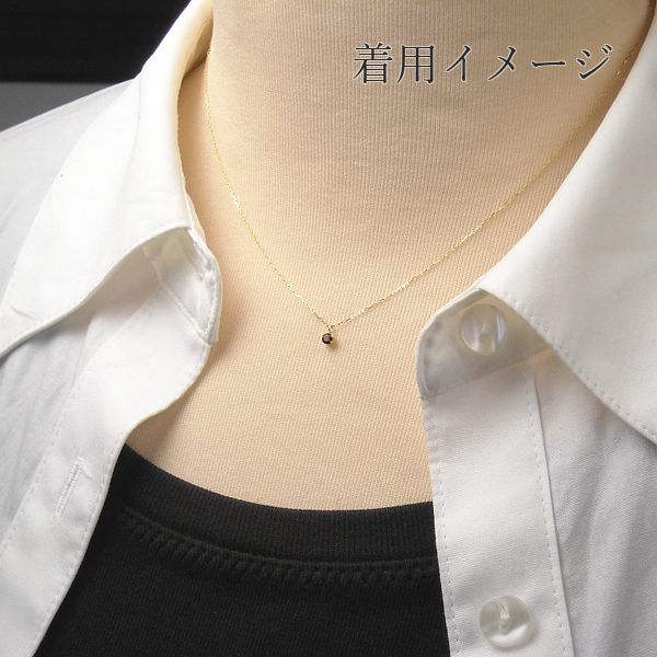 ネックレス ガーネット アメジスト アクアマリン ジルコニア ムーンストーン ペリドット トパーズ 誕生石 天然石 k18 18金ゴールド 18k ギフト ペンダントの画像