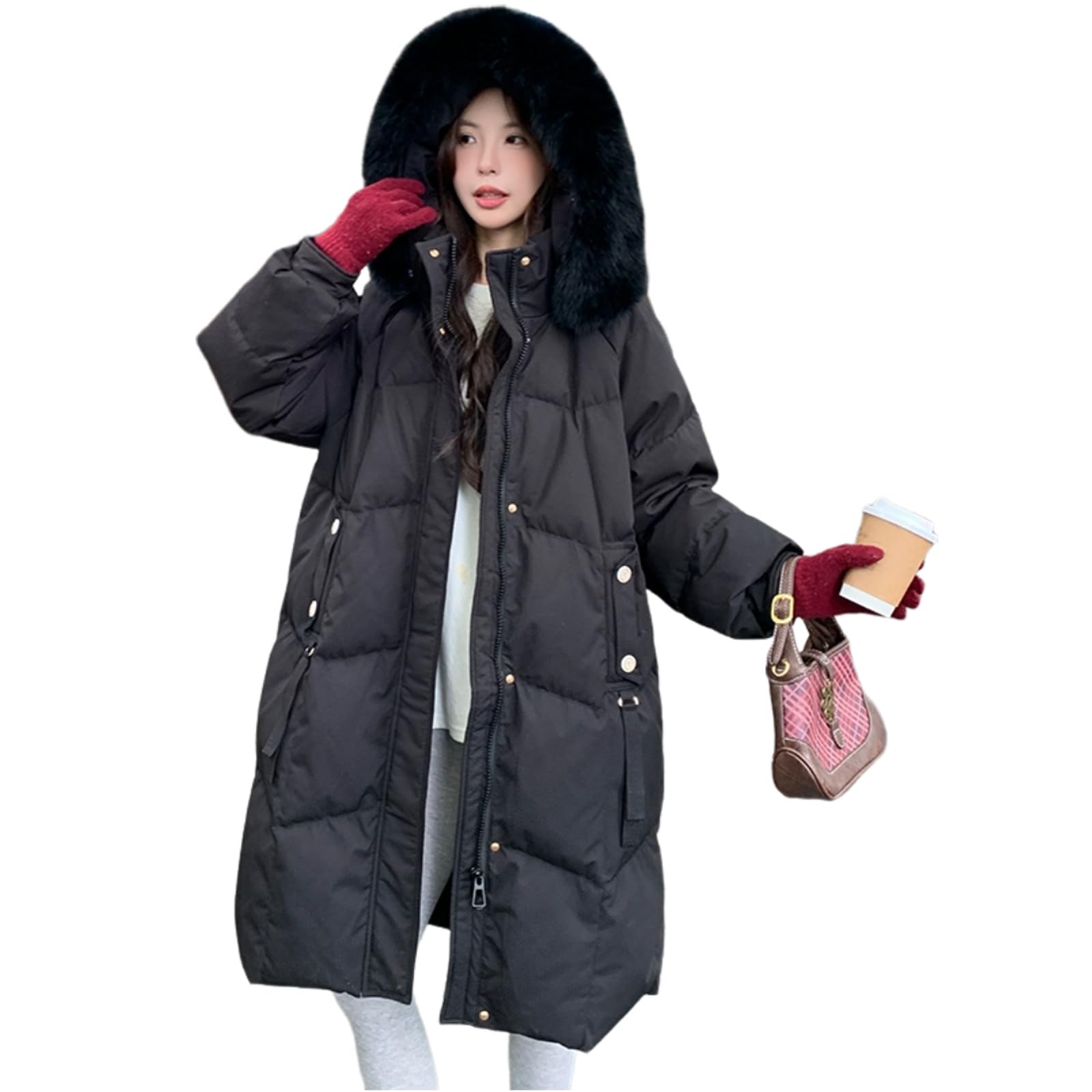 ロングコート レディース ベンチコート ロング ダウンジャケット 冬