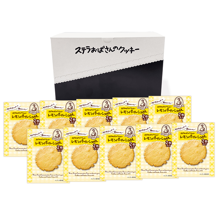 ステラおばさんのクッキー 季節限定 レモンパールシュガー/2枚トレーA
