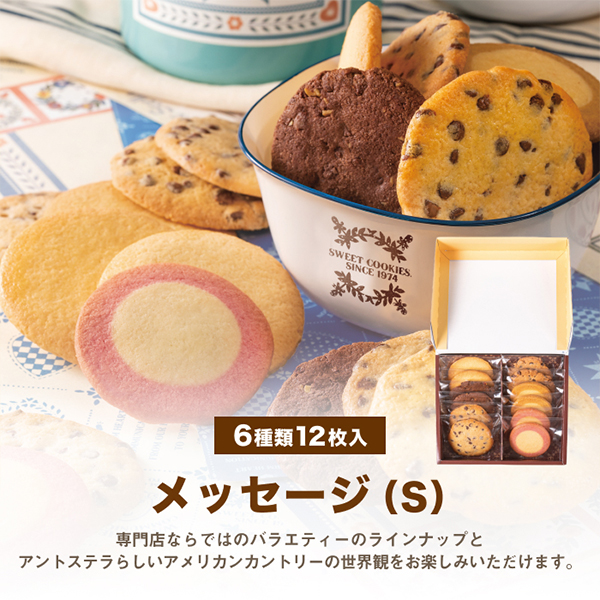 ステラおばさんのクッキー メッセージ(S) 12枚入り ギフト クッキー
