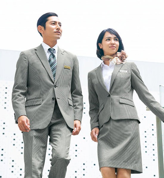 ベスト 千鳥格子 レディス ホテル制服 レストラン コンシェルジュ トラッド FV1310L ボンマックス（ユニフォーム） ベスト 千鳥格子 レディス ホテル