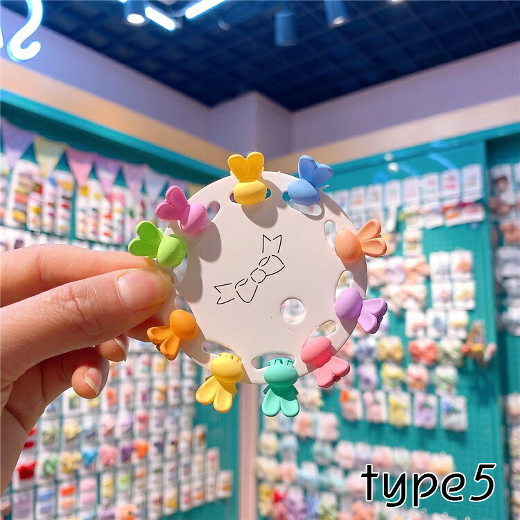 ベビーヘアクリップ　うさぎちゃんシリーズ ベビーヘアクリップ うさぎちゃんシリーズ （10色 かわいい