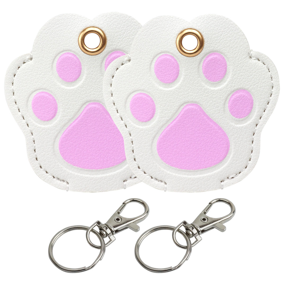 キーカバー 肉球 鍵カバー 2個セットネコ 犬 かわいい 鍵 ケース PU