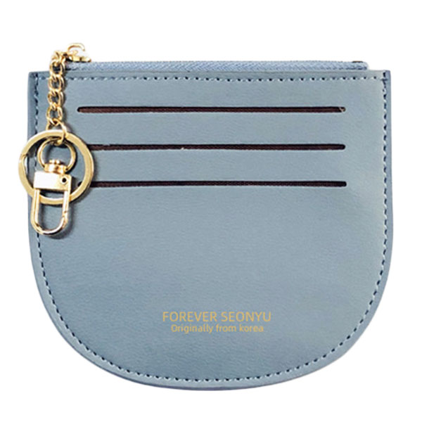 フラグメントケース パスケース 薄型 ミニ財布 チェーン付き スリム