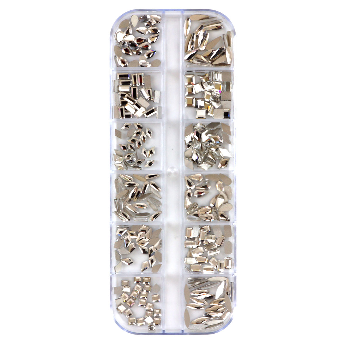 ネイルパーツ ストーン 埋め尽くしパーツ ゴールド シルバー スクエア