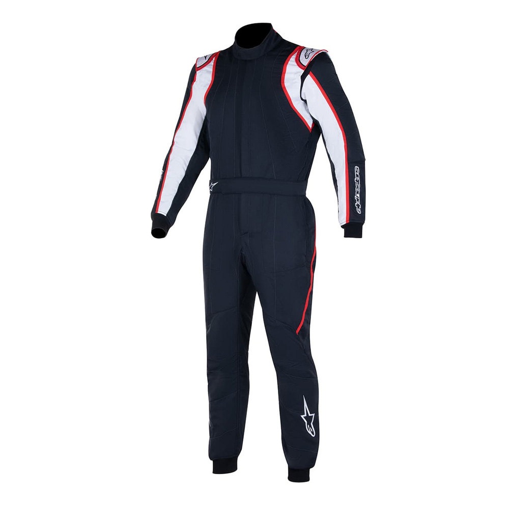 アルパインスターズ 四輪レース用レーシングスーツ GP RACE V2 SUIT (サイズ:52) 123 BLACK WHITE RED  レーシングスーツ