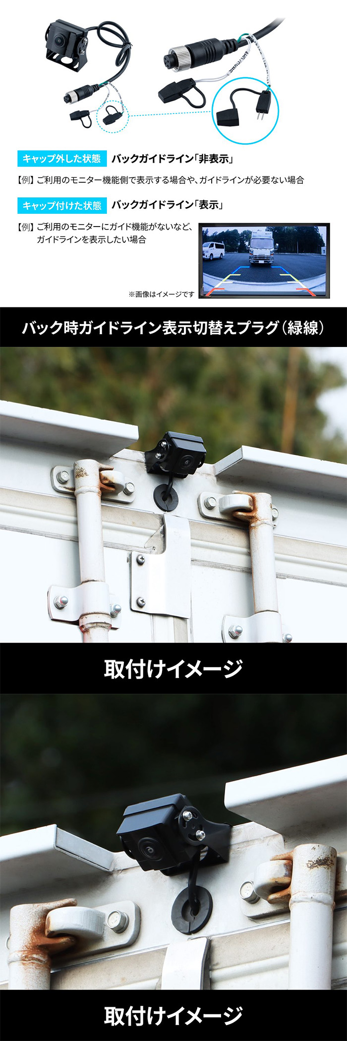 JETINOUE ジェットイノウエ ツーウェイバックカメラ ミニタイプ 20M