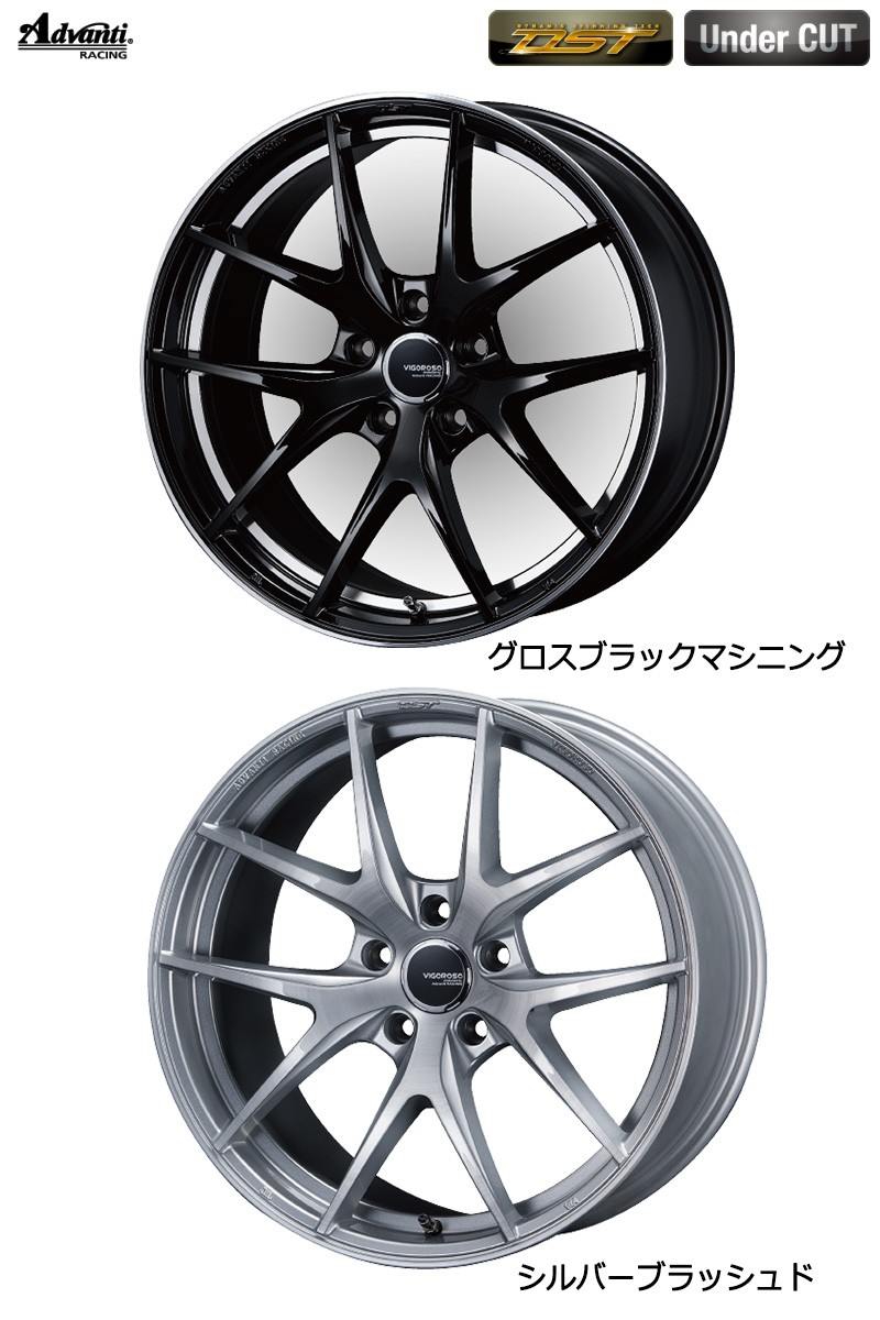 Advanti RACING アルミホイール ヴィゴロッソ N628 18×9.5J 5H PCD120