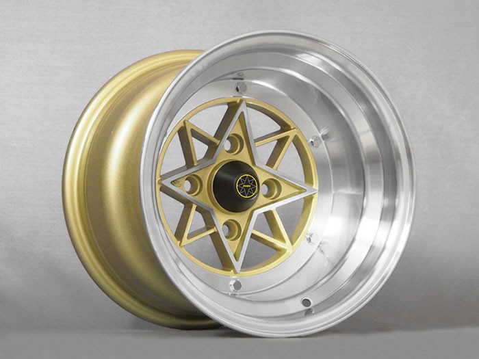 COLIN PROJECT] 旧車ホイール 1本 STAR SHARK (スターシャーク) 復刻版 GOLD 14×9.0J 4H PCD114.3  -26 : colin-wheel-0006 : オートクラフト - 通販 - Yahoo!ショッピング