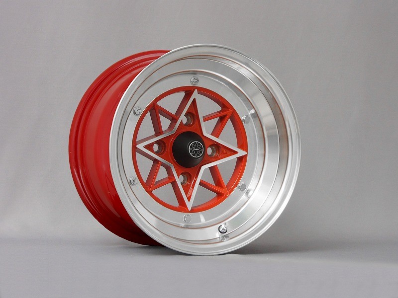 COLIN PROJECT] 旧車ホイール 1本 STAR SHARK (スターシャーク) 復刻版 RED 14×10.0J 4H PCD114.3  -39 : colin-wheel-0010 : オートクラフト - 通販 - Yahoo!ショッピング