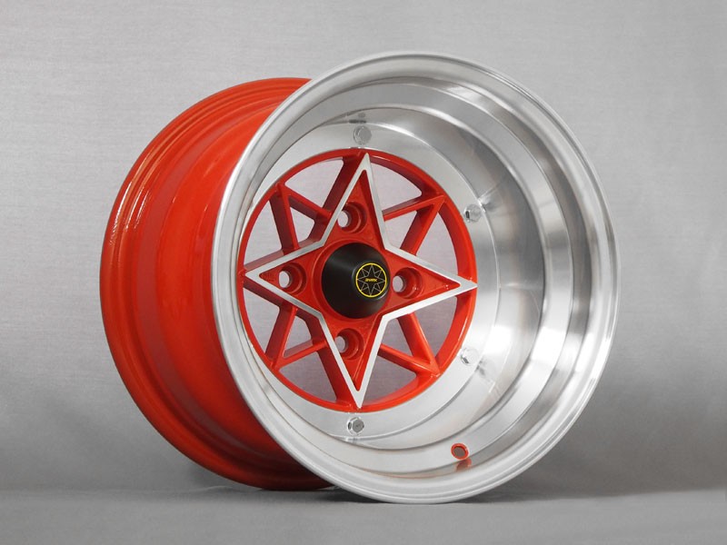 COLIN PROJECT] 旧車ホイール 1本 STAR SHARK (スターシャーク) 復刻版 RED 14×10.0J 4H PCD114.3  -39 : colin-wheel-0010 : オートクラフト - 通販 - Yahoo!ショッピング