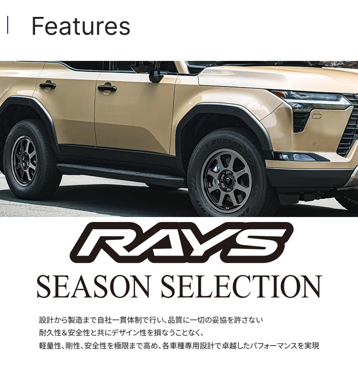 RAYS レイズ TEAM DAYTONA チームデイトナ RS D108 Glossy Black (BXZ