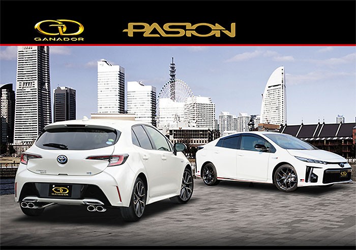 GANADOR マフラー PASION プリウス 6LA-MXWH61 R5/3- M20A-FXS/1VM 2WD 