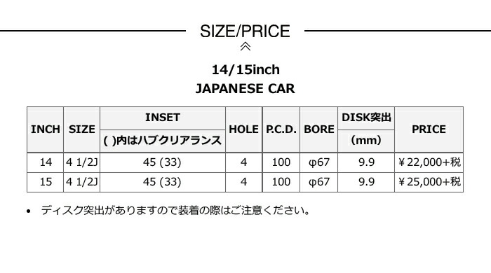 MID  MOSH maneki 白 アルミホイール 4本セット ×4.5J 4H