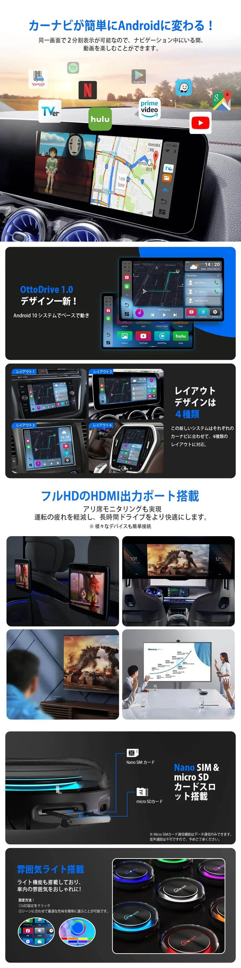 Ottocast オットキャスト ピカソ2 : オートクラフト - 通販 - Yahoo