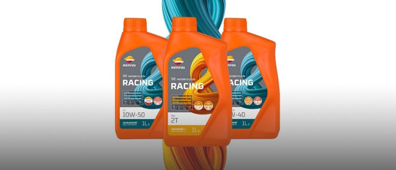 レプソル repsol エンジンオイル レーシング 4T 10W-40 4L : オート