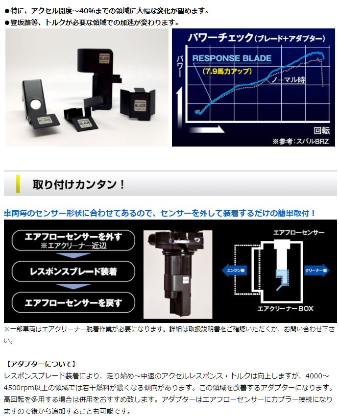 siecle シエクル レスポンスブレード RAV4 MXAA52 MXAA54 2019/04〜 M20A-FKS 2.0 RB-7A :siecle-rb-0025:オートクラフト  - 通販 - Yahoo!ショッピング