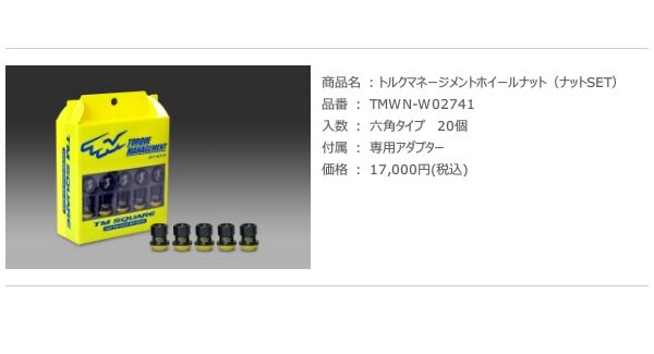 TM SQUARE スイフトスポーツ ZC31S トルクマネージメント