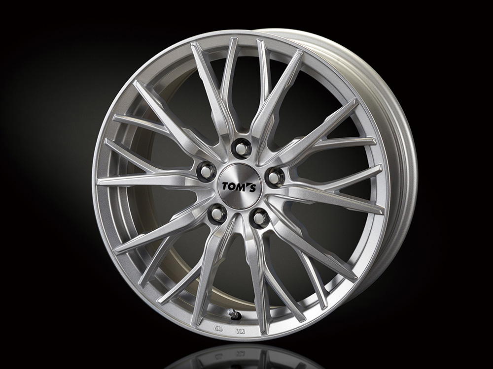 TRD アルミホイール TOM'S TH01 17インチ 4本セット 1台分 シルバー C