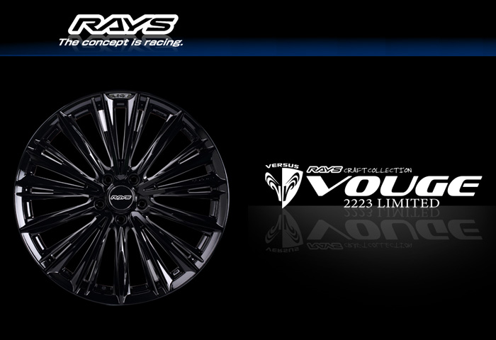 RAYS レイズ VERSUS ベルサス ヴォウジェ CRAFTCOLLECTION VOUGE 2223 LIMITED 5 HOLE MODEL  Glossy Black (GX) 18×7.0J 5H PCD114 +48 : rays-wheel-ver-ccvoge5-0003 : オート クラフト - 通販 - Yahoo!ショッピング