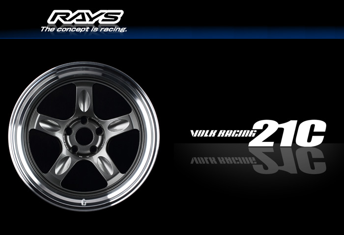 RAYS レイズ VOLK RACING ボルクレーシング VR 21C Dark Gunmetal/Rim