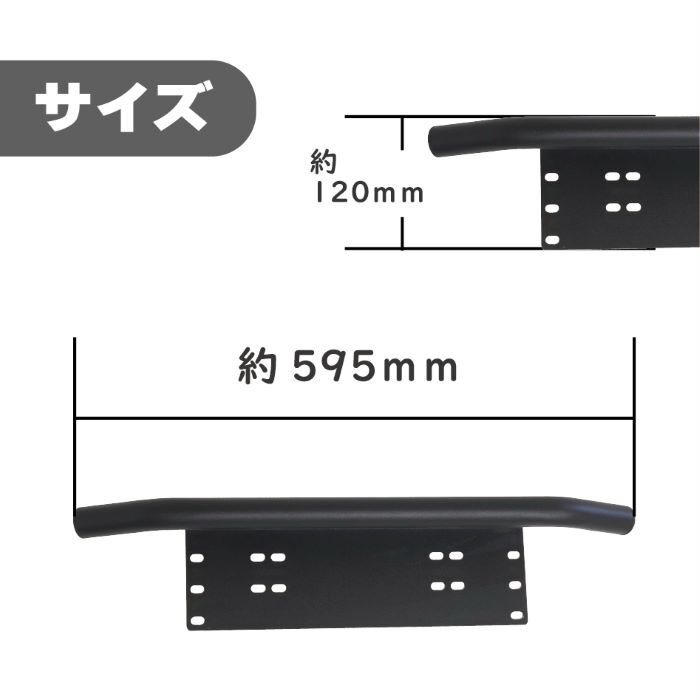 ルノー（RENAULT） カングー ナンバー ガード フロント リア バンパー