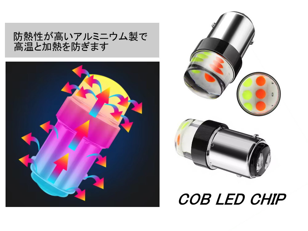 AUTOMAX izumi S25 ヤンキーテール 12V ストロボテール