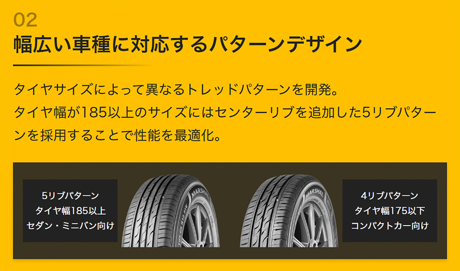 205/60R16 92H 夏タイヤ クムホ マーシャル MH15 1本 KUMHO MARSHAL MH15 関連画像5