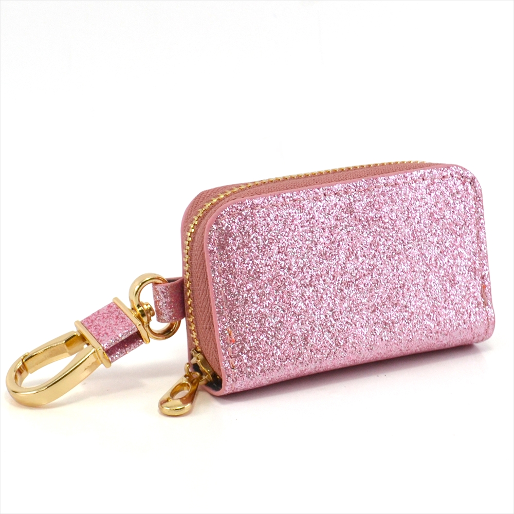 スマートキーケース キーケース グリッター キラキラ ラメ コンパクト