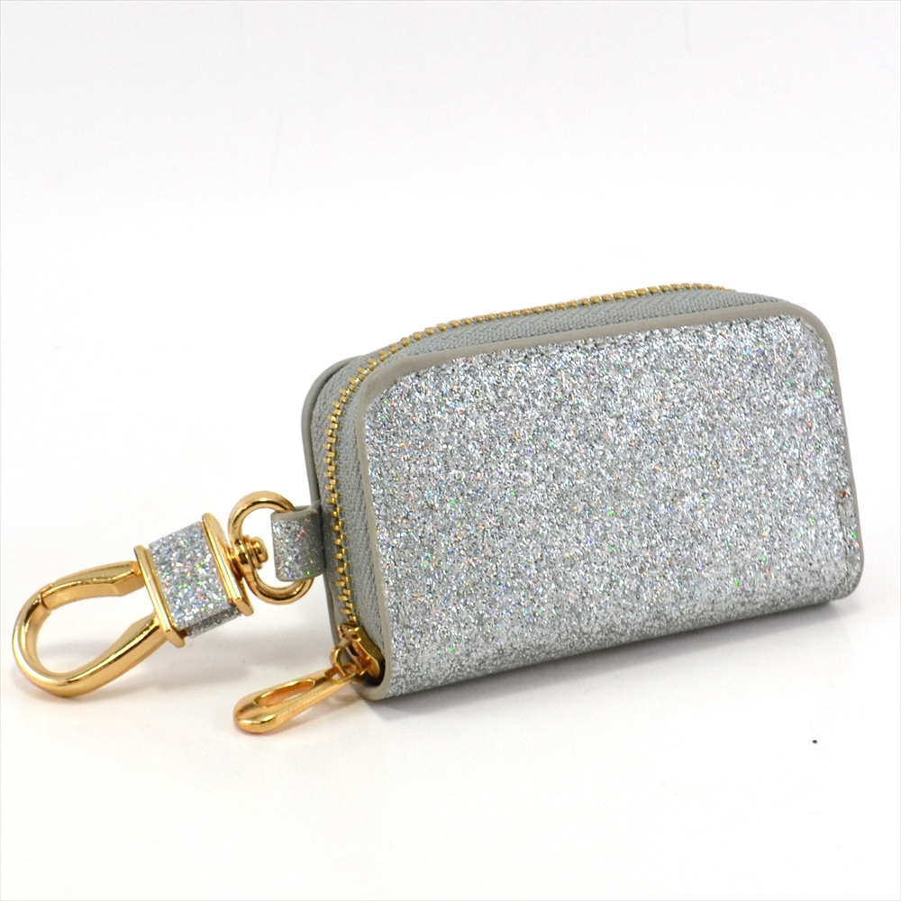 スマートキーケース キーケース グリッター キラキラ ラメ コンパクト
