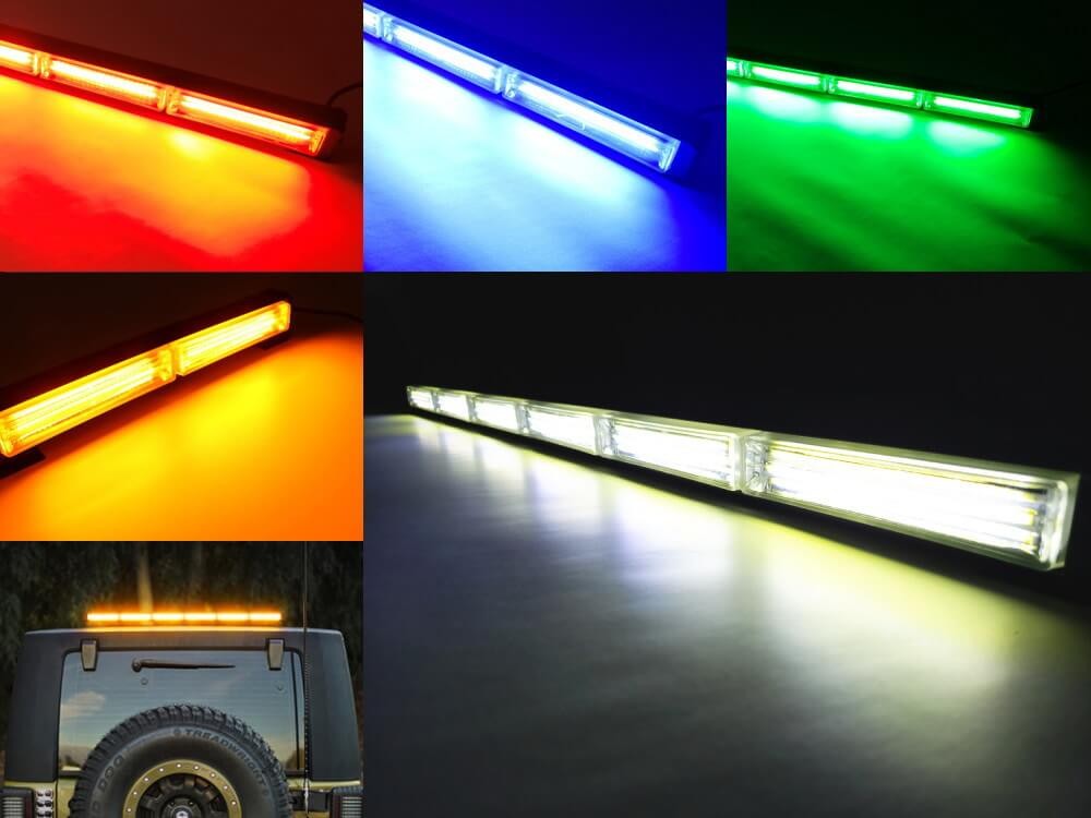 COBパトライト (青) 87cm LEDライトバー 14パターン点灯 点滅 切り替え 12V 24V兼用 シガーソケット電源 警告灯 バーライト 作業灯  パトランプ :cob-patrol-light-blue:AUTOMAXizumi - 通販 - Yahoo!ショッピング
