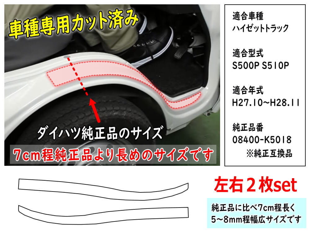ハイゼット ステップガード (ハイゼットトラック 500系) 車種専用