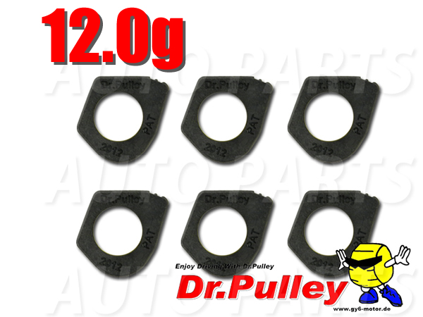 スライディングウエイトローラー Φ20×12 （7.0g） 6個セット Dr.Pulley（ドクタープーリー） IO5LVyIGCH,  クラッチ、駆動系 - centralcampo.com.br