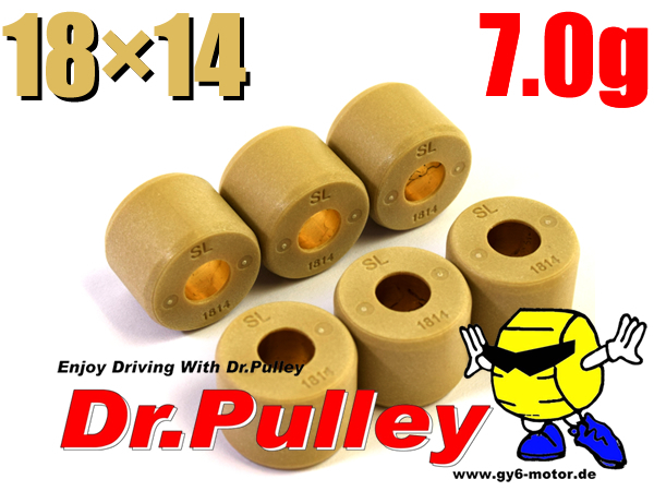 ドクタープーリー ウェイトローラー Dr.Pulley 18×14 ホンダ DIO110 ディオ110 ズーマーX ZoomerX ベンリー110 SYM GY6系 キムコ スーパー8 PGO｜autopartsys｜02