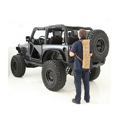 Smittybilt 正規品 トレイルシェード 背面タイヤ取付用 カーキ