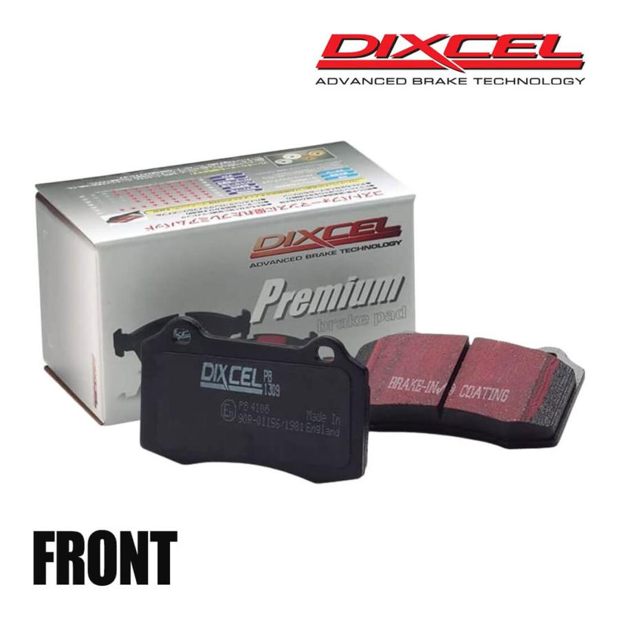DIXCEL ディクセル ブレーキパッド Premium フロント 左右 グリース付き RENAULT LAGUNA II GF4/GL7X 2213248｜autosupportgroup