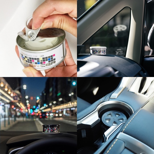 AIR SPENCER 栄光社 車の芳香剤 エアースペンサー 缶タイプ ピンク