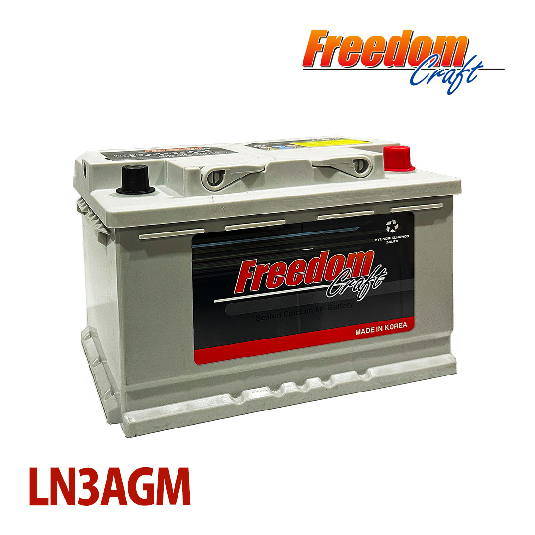 確認用② FREEDOM フリーダム CRAFT クラフト カーバッテリー AGM70A LN3