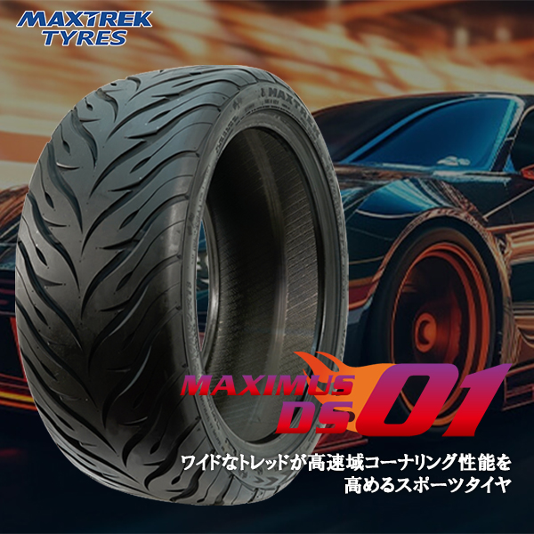 215/45R17 タイヤ サマータイヤ MAXTREK マックストレック MAXIMUS DS01