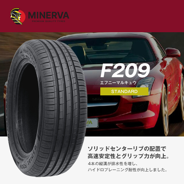 205/60R16 MINERVA ミネルバ F209 タイヤ サマータイヤ 関連画像5