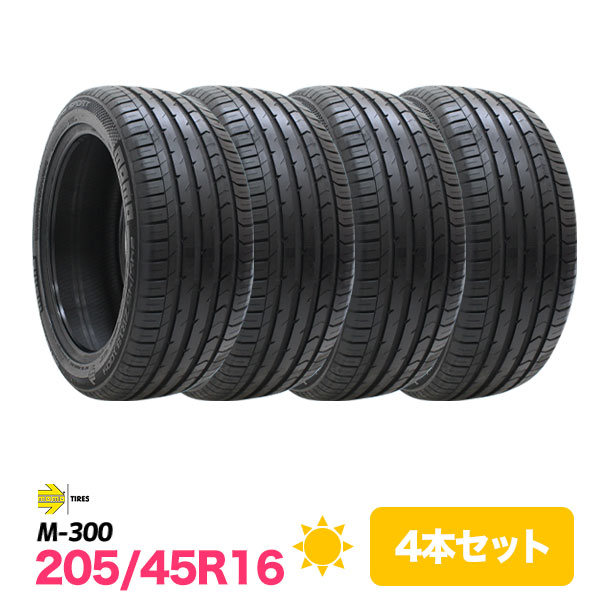 モモタイヤ（MOMO Tires） 4本セット 205/45R16 タイヤ サマータイヤ M
